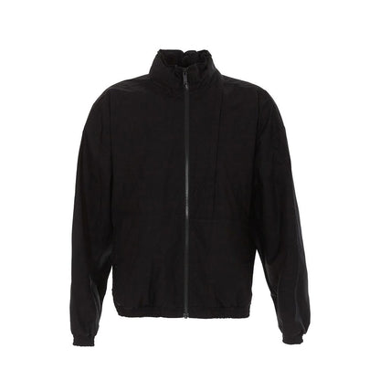 Marcelo Burlon Black Cotton Shell Jacket
