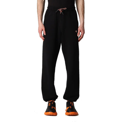 Marcelo Burlon Black Cotton Joggers (Workout Pants)