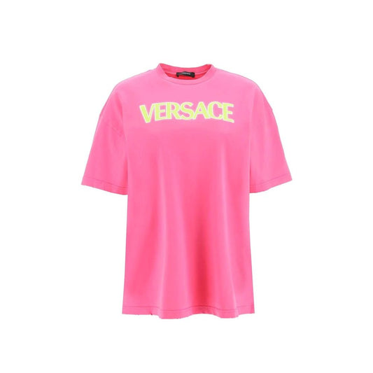 Versace Multicolor Cotton Tank Tops