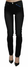 Versace Jeans Couture Dark Black Dora Slim Fit Denim Pants