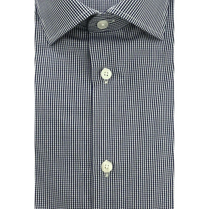 Baldinini Trend Blue Cotton Men Shirt