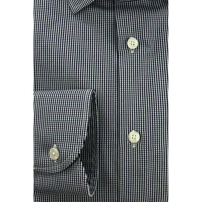 Baldinini Trend Blue Cotton Men Shirt