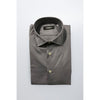 Baldinini Trend Gray Cotton Men Shirt