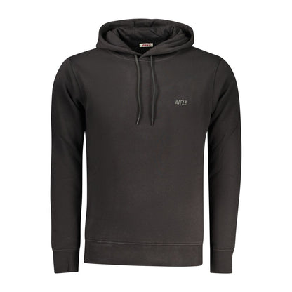 Rifle Black Cotton Sweatshirt