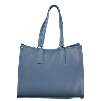 Mario Valentino Blue Polyethylene Handbag