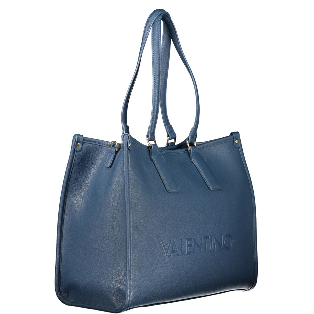 Mario Valentino Blue Polyethylene Handbag