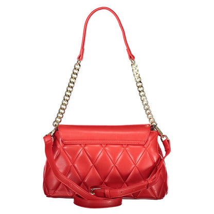 Mario Valentino Red Polyethylene Handbag