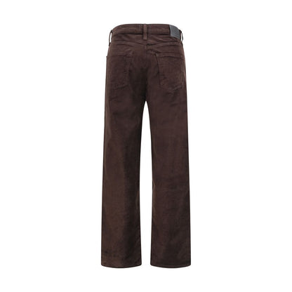 Citizens of Humanity Brown Cotton Straight-Leg Jeans