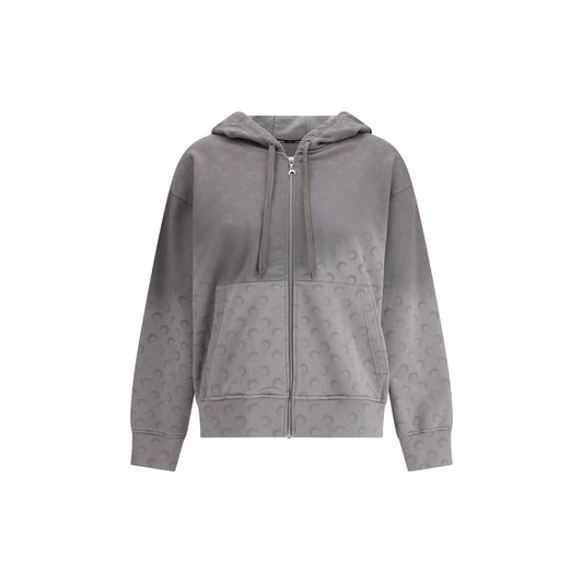 Marine Serre Gray Cotton Sweatshirt