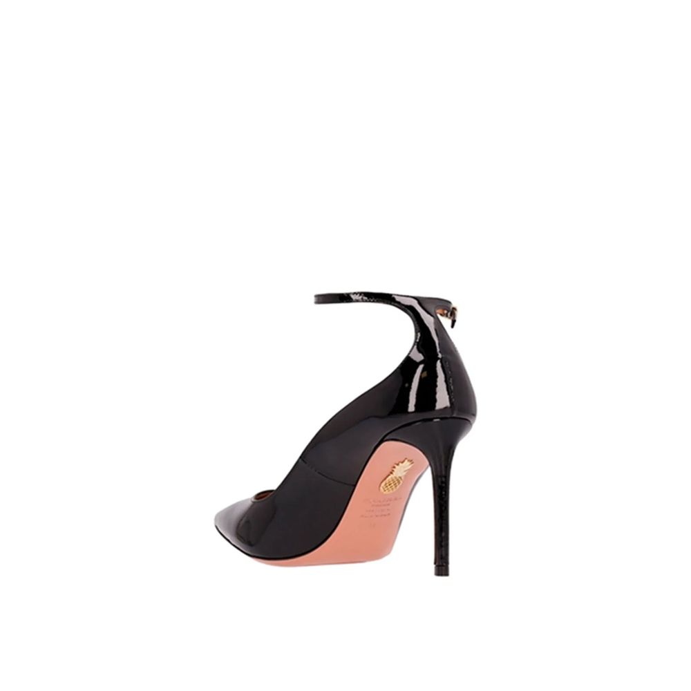 Aquazzura Black Calfskin High Heel Pumps