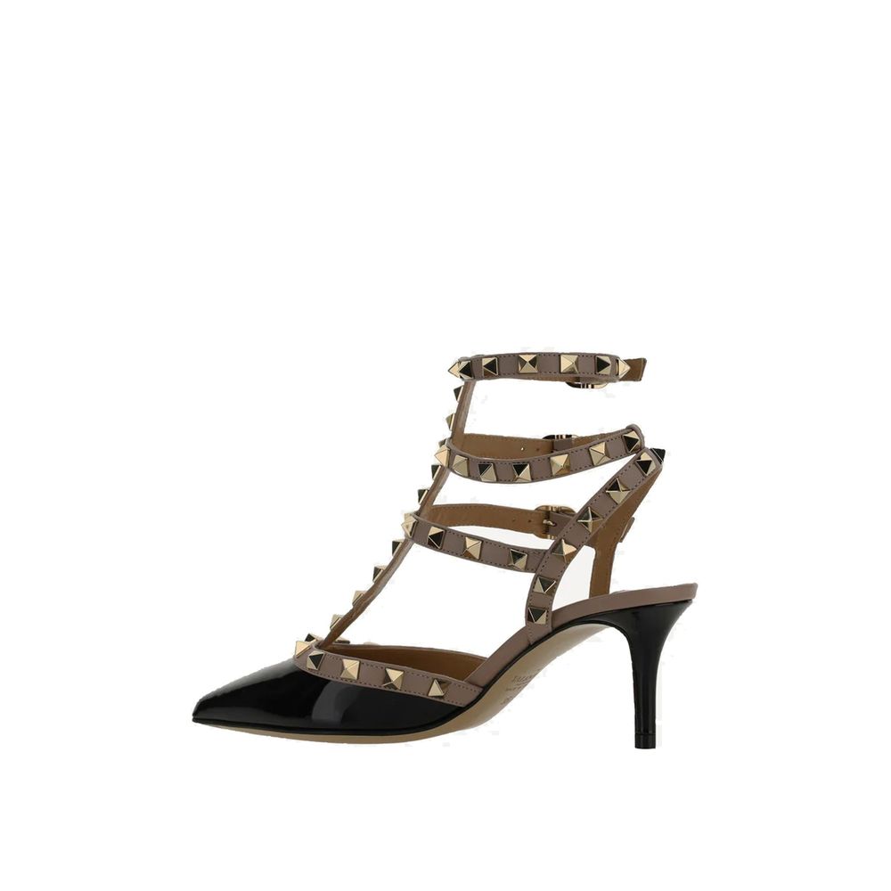Valentino Garavani Black Calfskin High Heel Pumps