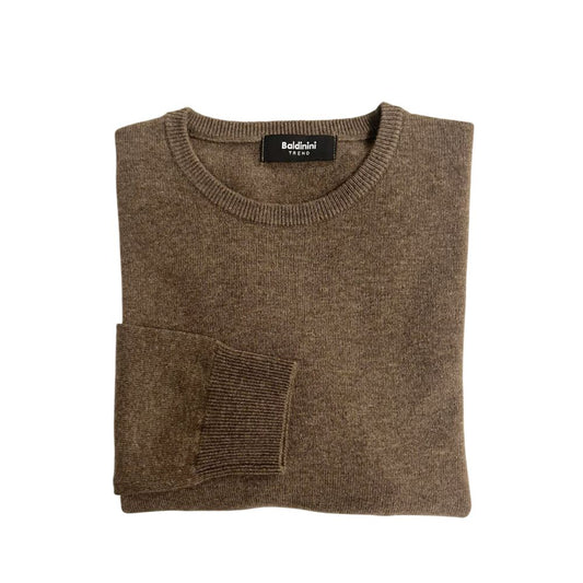 Baldinini Trend Brun Cashmere Herretrøje
