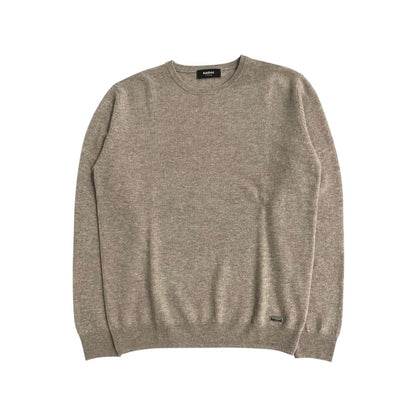 Baldinini Trend Beige Cashmere Herretrøje
