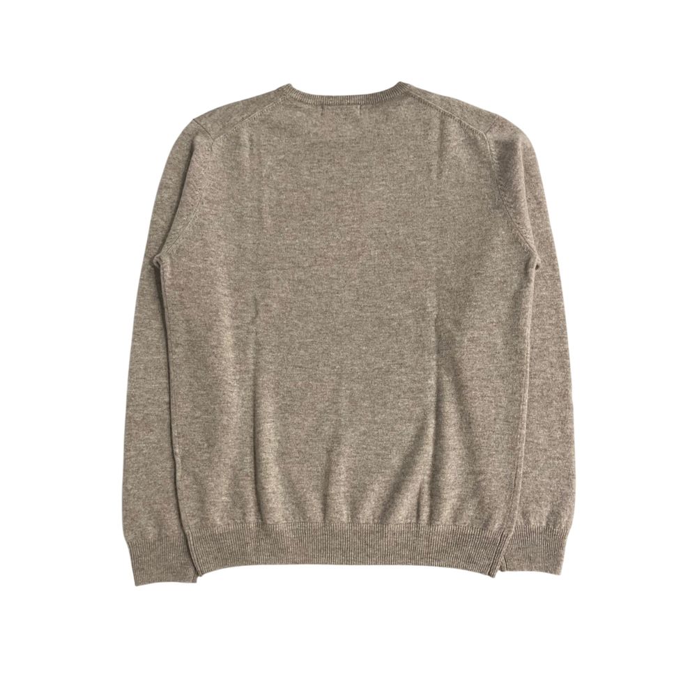Baldinini Trend Beige Cashmere Herretrøje
