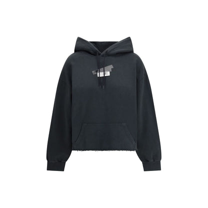 MM6 Sort bomulds-sweatshirt