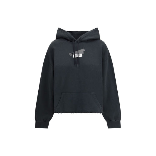 MM6 Sort bomulds-sweatshirt