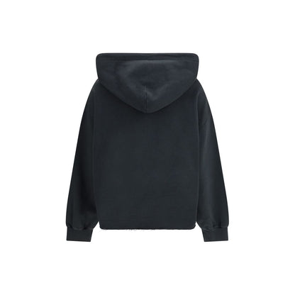 MM6 Sort bomulds-sweatshirt