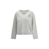 Brunello Cucinelli White Cotton Sweatshirt