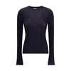 Cruna Blue Wool Sweatshirt