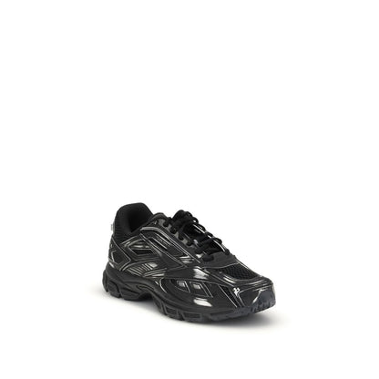 Reebok Black Polyethylene Athletic Sneakers
