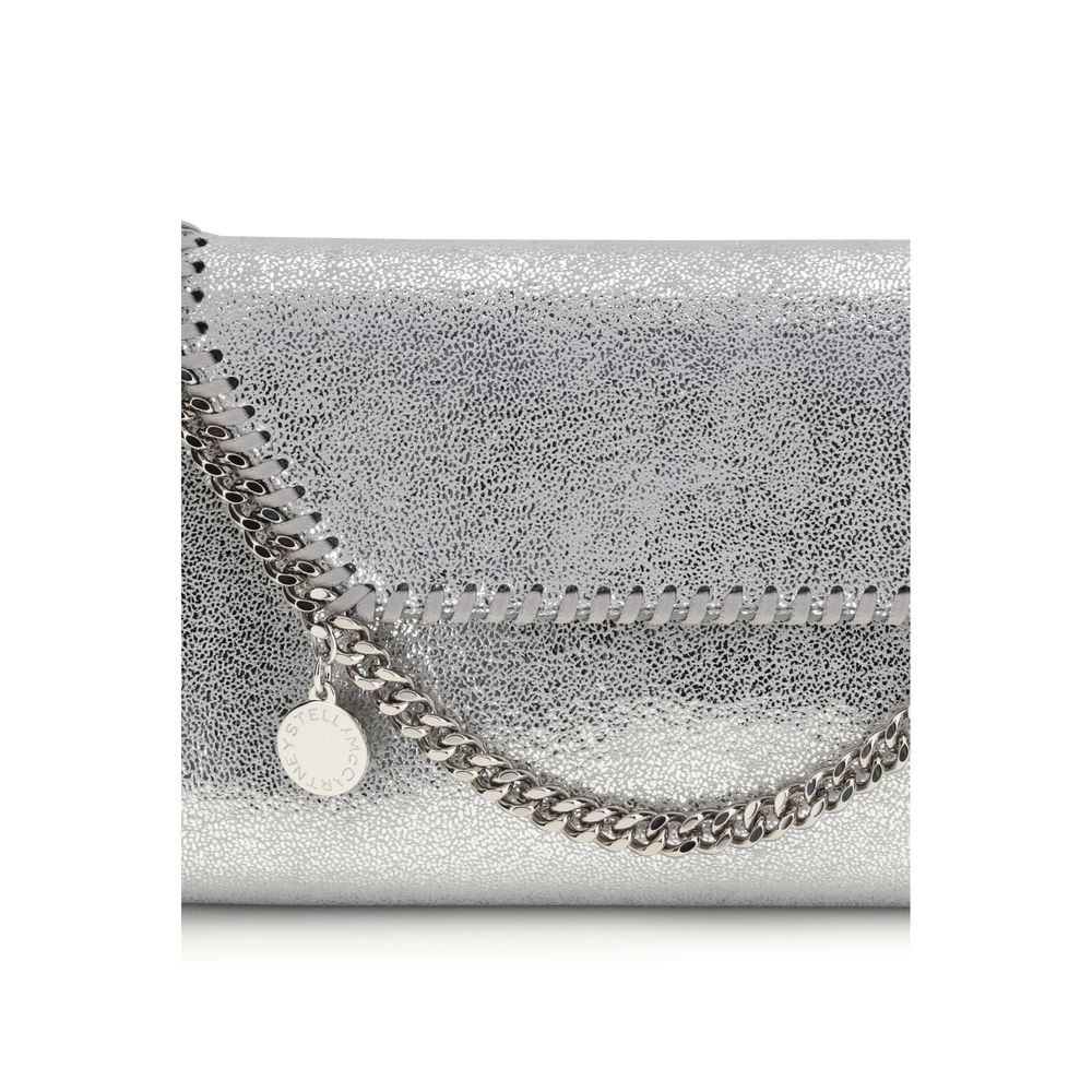 Stella McCartney Silver Polyester Shoulder Bag