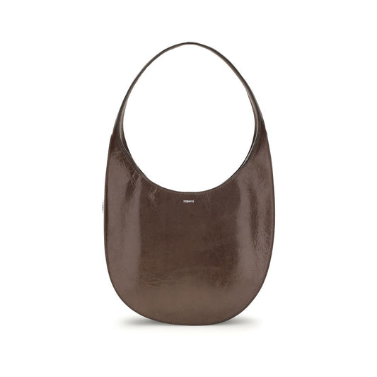 Coperni Brown Calf Leather Bos Taurus Shoulder Bag