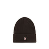 Moncler Grenoble Black Fleece Wool Beanie