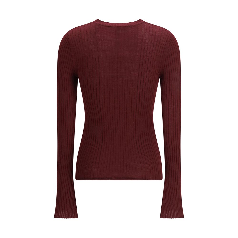 Cruna Bordeaux uldsweatshirt
