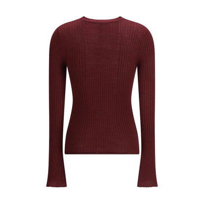 Cruna Bordeaux uldsweatshirt