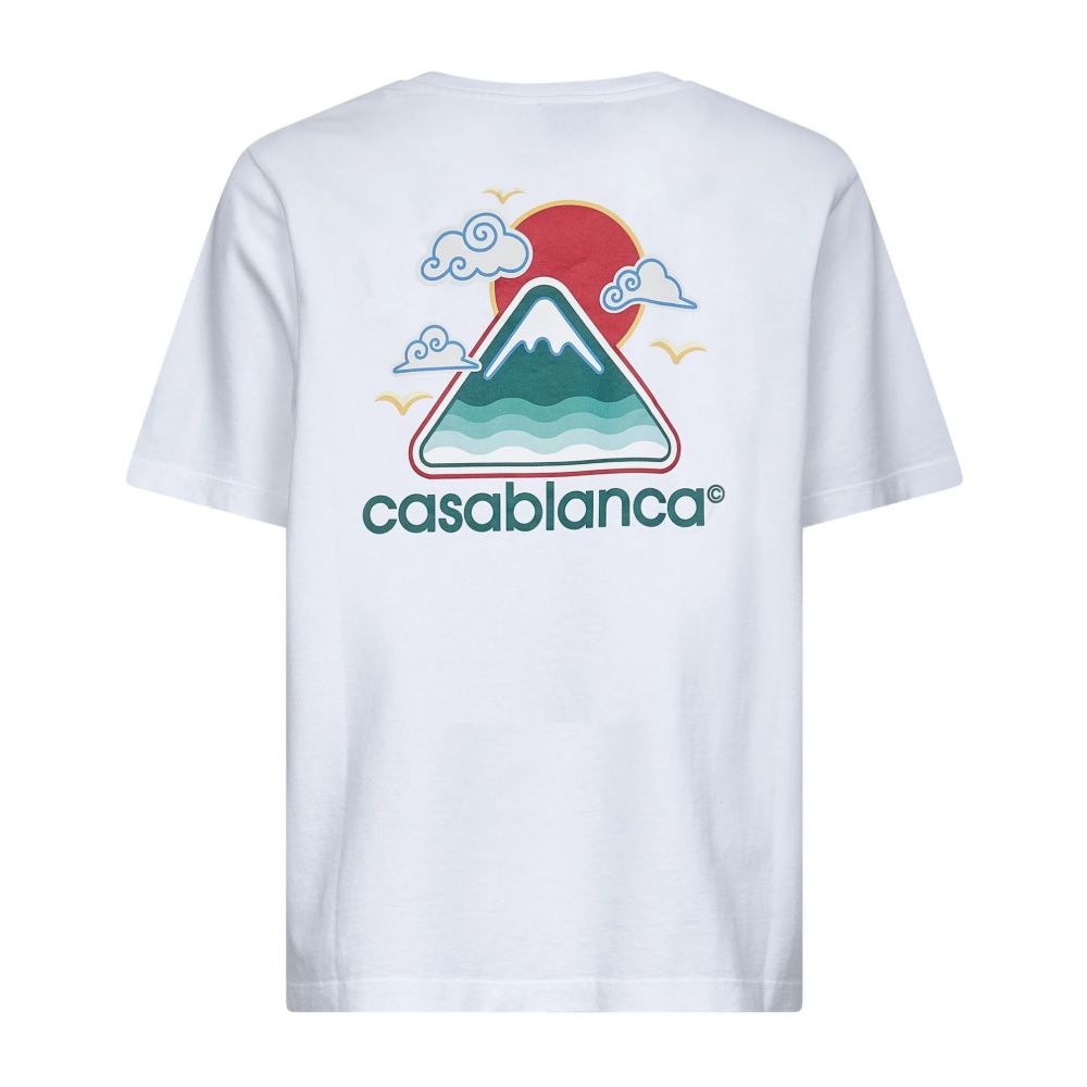 Casablanca Hvid Bomulds T-shirt