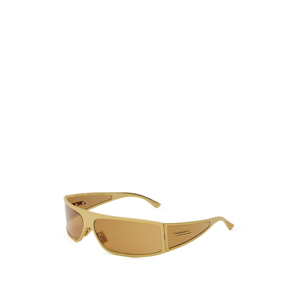 Bottega Veneta Gold Metal Sunglasses