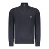 Hugo Boss Blue Cotton Men Sweater