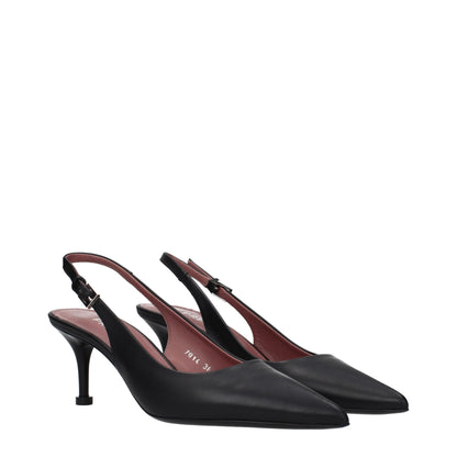 Premiata sorte læder platform pumps
