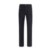 Diesel Black Cotton Slim Fit Jeans