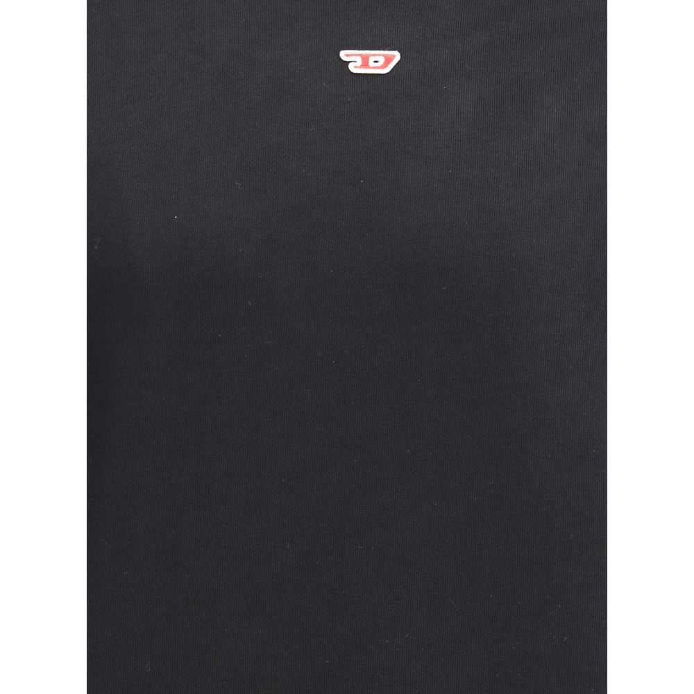 Diesel sort bomulds sweatshirt