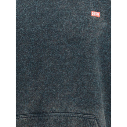 Diesel Sort Polyester Sweatshirt