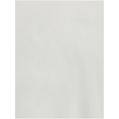 Diesel Hvid Bomulds T-shirt