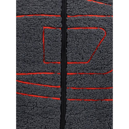 Diesel Sort Polyester Sweatshirt