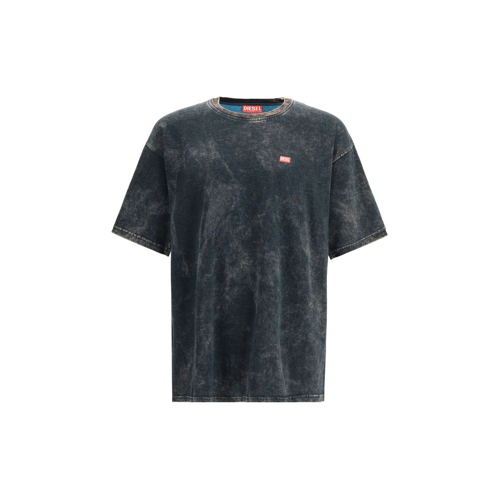 Diesel Sort Bomulds T-shirt