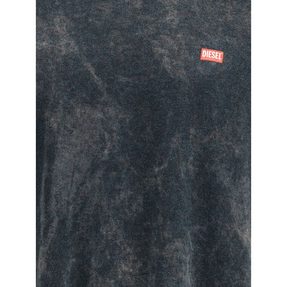 Diesel Sort Bomulds T-shirt