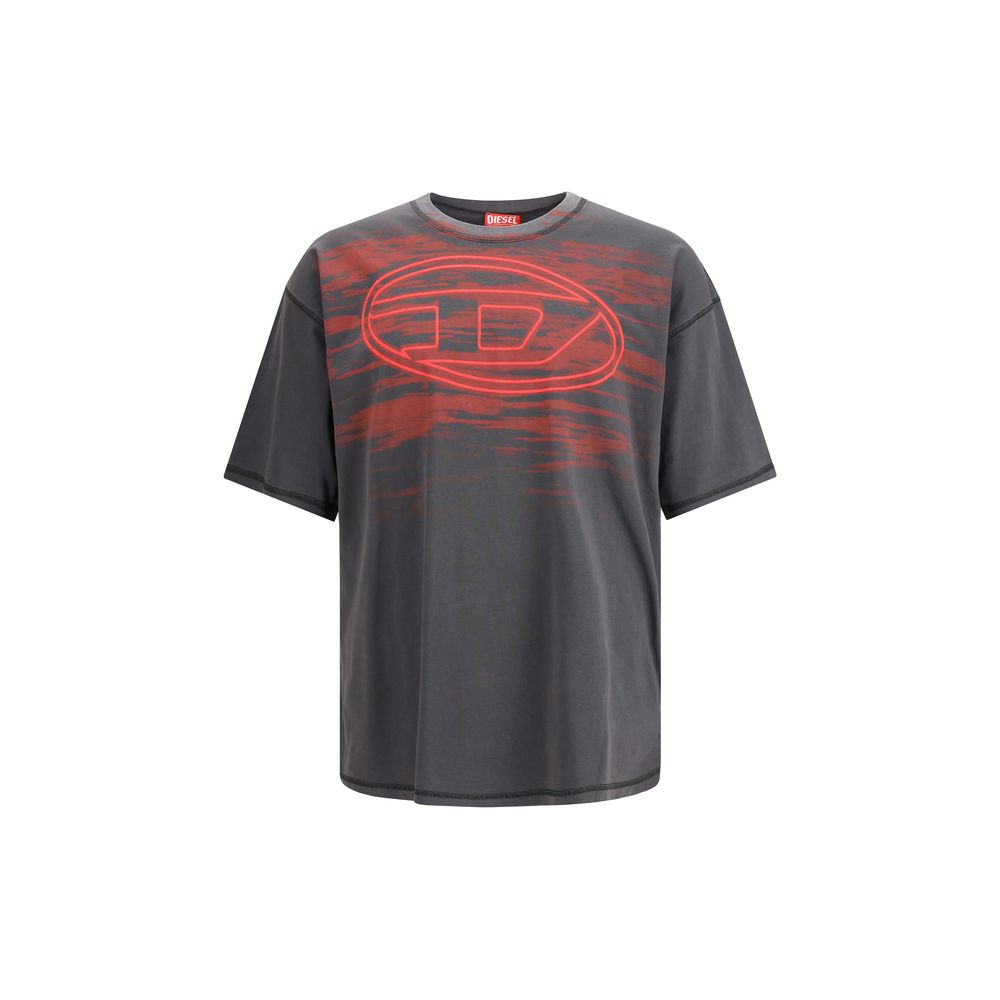 Diesel Sort Bomulds T-shirt