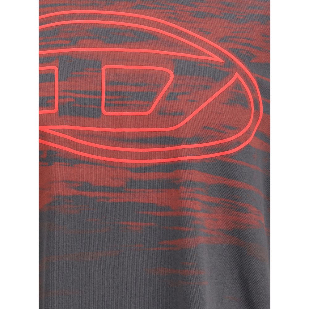 Diesel Sort Bomulds T-shirt