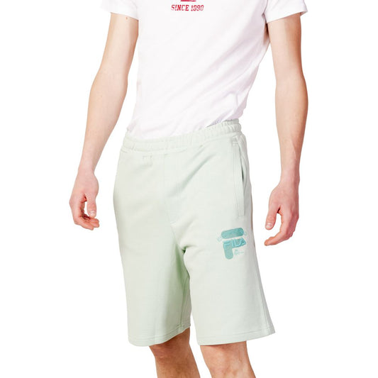 Fila Green Cotton Bermuda Shorts
