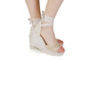 Espadrilles Multicolor Cotton High Heel Pumps