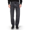 Hugo Boss Black Cotton Relaxed Fit Jeans