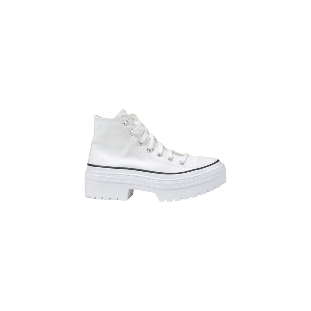 Converse hvide chunky sneakers i stof