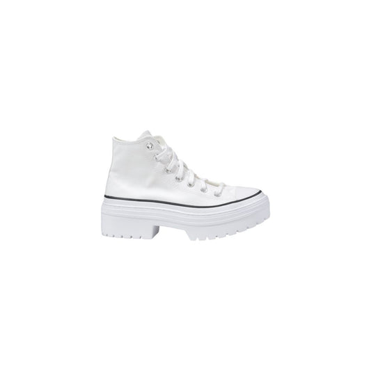 Converse hvide chunky sneakers i stof