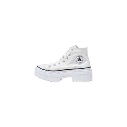 Converse hvide chunky sneakers i stof