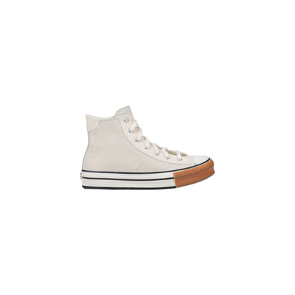 Converse Cremefarvede Læder High Top Sneakers