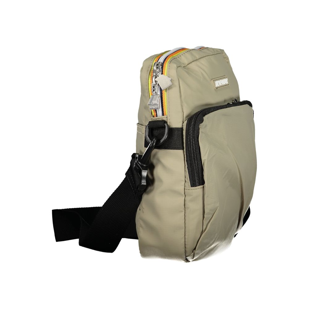 K-WAY Grå Polyamid Herre Skuldertaske